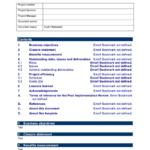 Closure Report Template