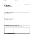 College Book Report Template