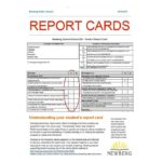 College Report Card Template