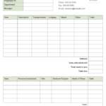 Company Expense Report Template