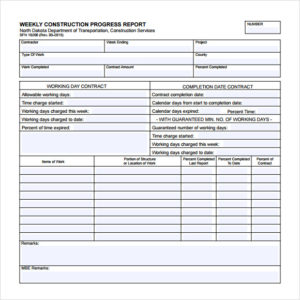Construction Status Report Template (2) TEMPLATES EXAMPLE TEMPLATES Construction Status Report Template (2) TEMPLATES EXAMPLE TEMPLATES