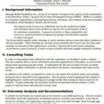 Consultant Report Template