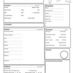 Country Report Template Middle School