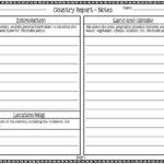 Country Report Template Middle School