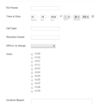 Customer Incident Report Form Template