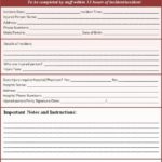 Customer Incident Report Form Template