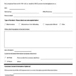 Customer Incident Report Form Template