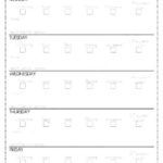 Daily Behavior Report Template