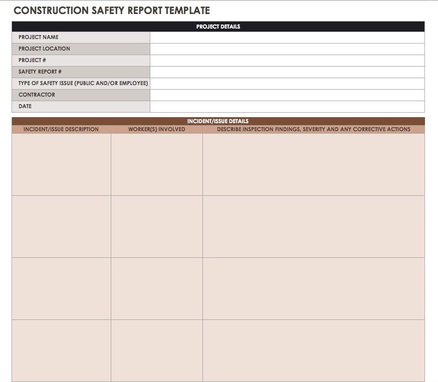 Daily Inspection Report Template