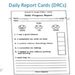 Daily Report Card Template For Adhd