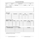 Daily Report Sheet Template