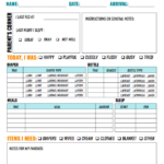 Daily Report Sheet Template