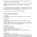 Debriefing Report Template