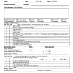 Emergency Drill Report Template