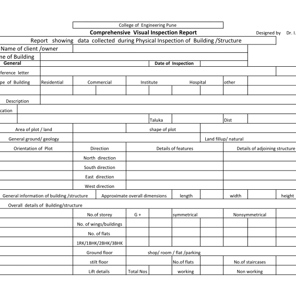 Engineering Inspection Report Template (2) - TEMPLATES EXAMPLE ...