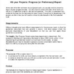 Engineering Progress Report Template