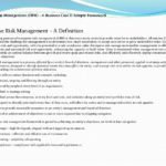 Enterprise Risk Management Report Template