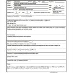 Equipment Fault Report Template