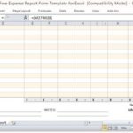 Expense Report Template Excel 2010