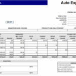 Expense Report Template Excel 2010