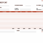 Expense Report Template Excel 2010