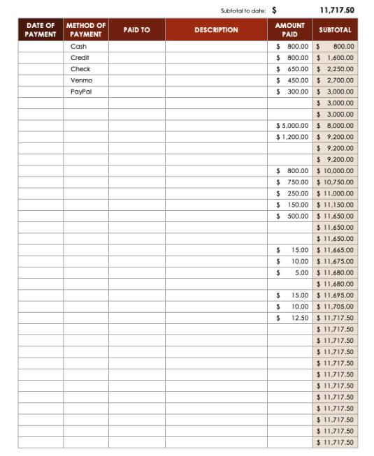 Expense Report Template Xls