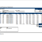 Expense Report Template Xls