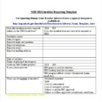 Failure Investigation Report Template