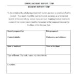 Failure Investigation Report Template