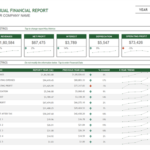 Financial Reporting Templates In Excel