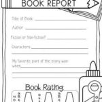 First Grade Book Report Template