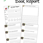 First Grade Book Report Template