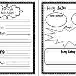 First Grade Book Report Template