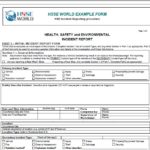 Health And Safety Incident Report Form Template