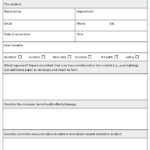 Health And Safety Incident Report Form Template