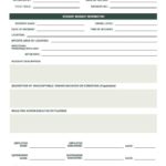 Health And Safety Incident Report Form Template