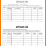 High School Progress Report Template