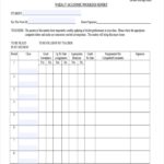 High School Progress Report Template