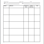 High School Progress Report Template