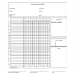 Homeschool Report Card Template Middle School