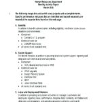How To Write A Monthly Report Template