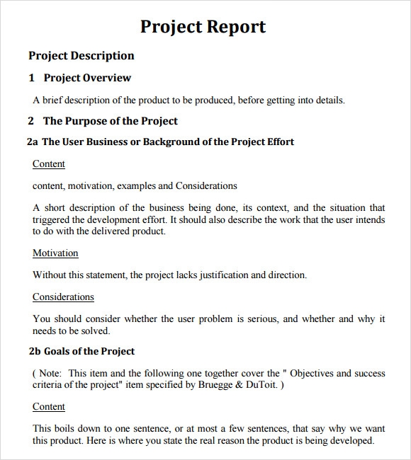 How To Write A Work Report Template