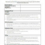 Hr Investigation Report Template