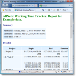 Html Report Template Download
