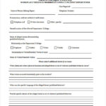 Incident Hazard Report Form Template