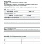 Incident Hazard Report Form Template