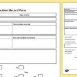 Incident Report Register Template