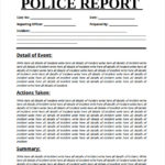 Incident Summary Report Template