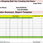 Incident Summary Report Template