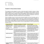 Industry Analysis Report Template